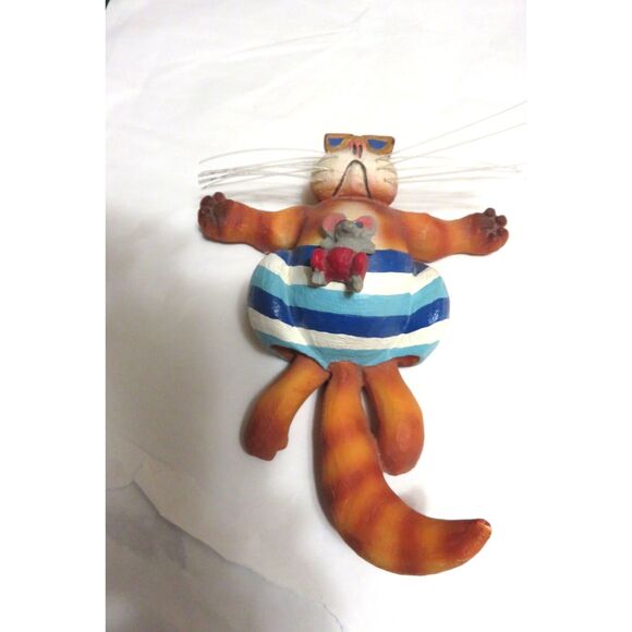 Cagey Critters Fat Orange Cat Figurine • Possible Dreams • 1998 Pre-Owned - Picture 2 of 5